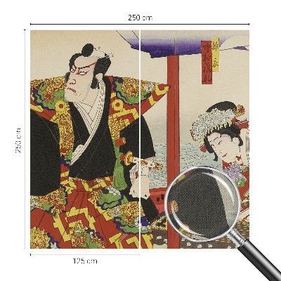 Peel and stick fototapet med motiv av japansk teater