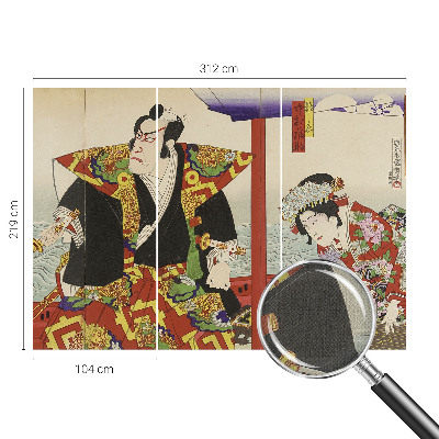 Peel and stick fototapet med motiv av japansk teater