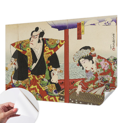 Peel and stick fototapet med motiv av japansk teater