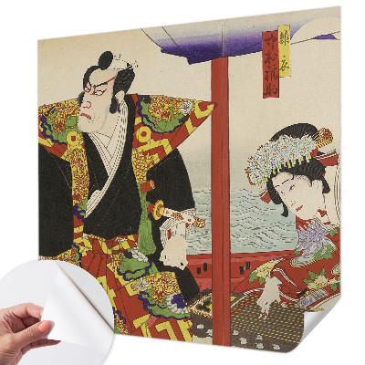 Peel and stick fototapet med motiv av japansk teater