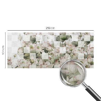 Fototapet barnrum Lotusmönster