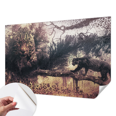 Fototapet för barn Skogstema