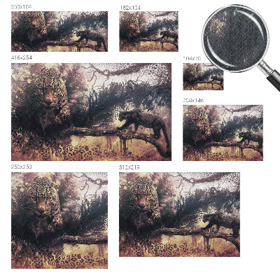 Fototapet för barn Skogstema