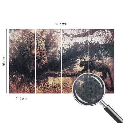 Fototapet för barn Skogstema