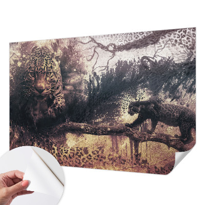 Fototapet för barn Skogstema