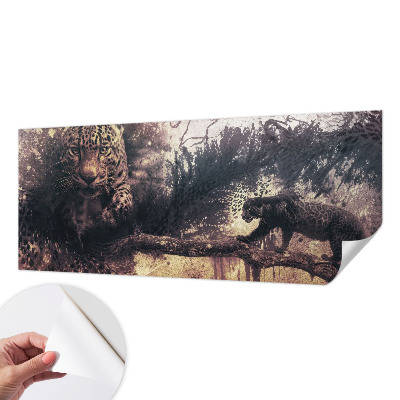 Fototapet för barn Skogstema