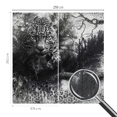 Självhäftande fototapet Abstrakta leoparder