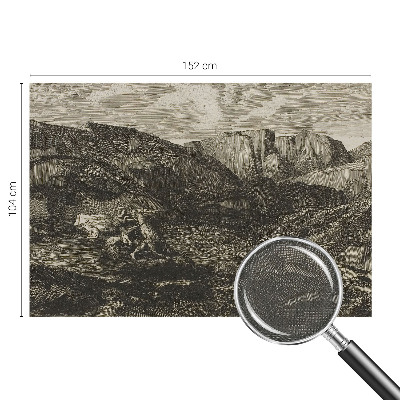 3D fototapet Bergsresa