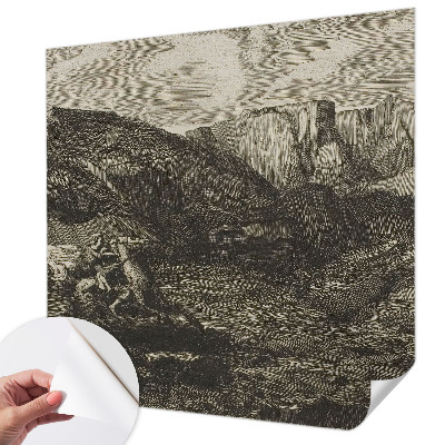 3D fototapet Bergsresa
