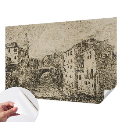 Fototapet barn Stadspanorama