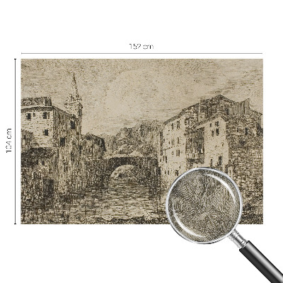 Fototapet barn Stadspanorama