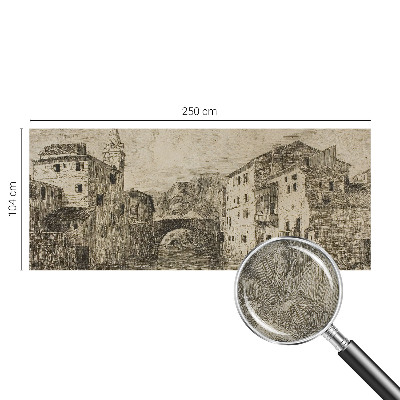 Fototapet barn Stadspanorama