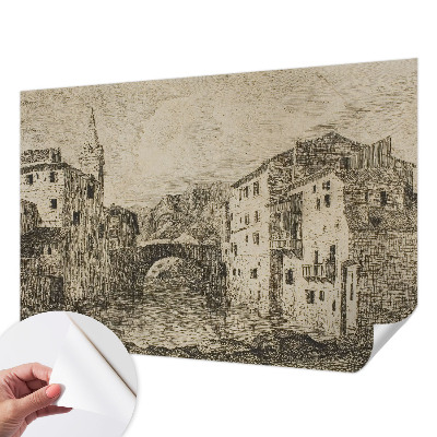 Fototapet barn Stadspanorama