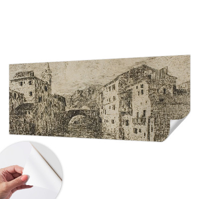 Fototapet barn Stadspanorama