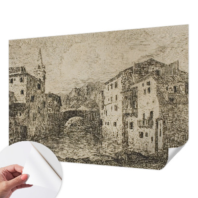 Fototapet barn Stadspanorama