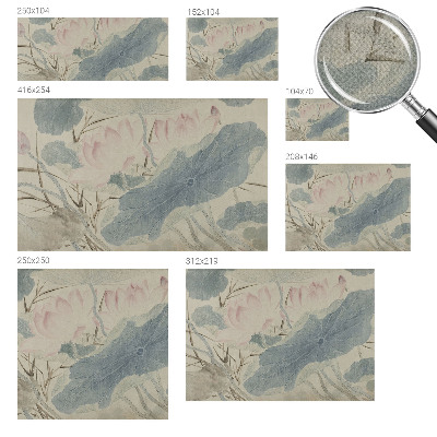 Fototapet barnrum Lotusblad