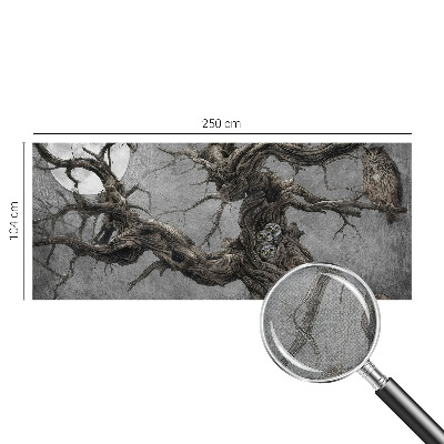 3D fototapet med motiv av en mystisk uggla