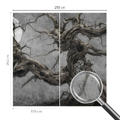 3D fototapet Mystisk uggla