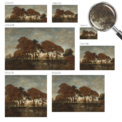 Fototapet barn Idylliskt landskap