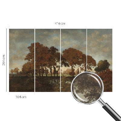 Fototapet barn Idylliskt landskap