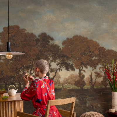 Fototapet barn Idylliskt landskap