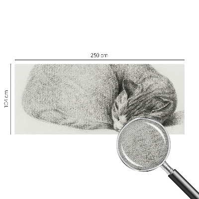 Fototapet för barn Kurad katt