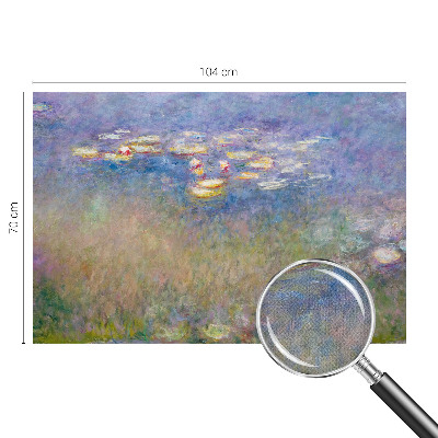 Peel and stick fototapet med motiv av näckrosor
