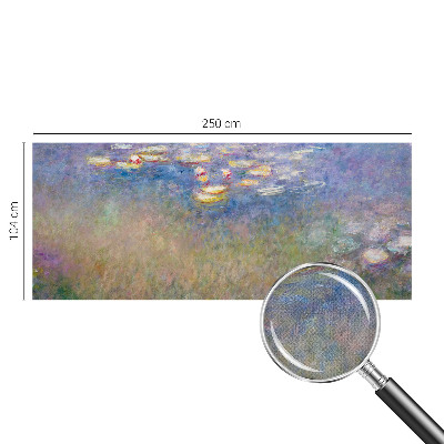 Peel and stick fototapet med motiv av näckrosor