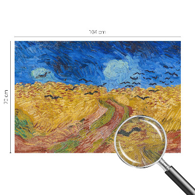 3D fototapet Fältlandskap