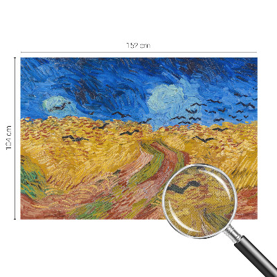 3D fototapet Fältlandskap