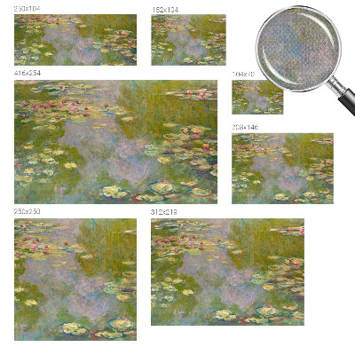 Självhäftande fotovägg Näckrosor