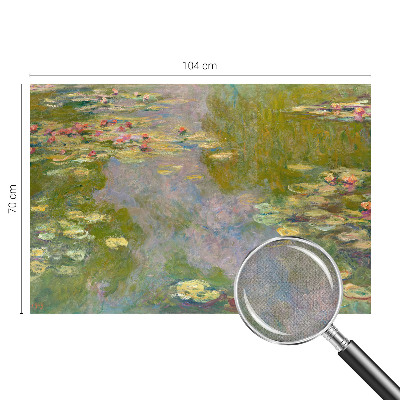 Självhäftande fotovägg Näckrosor