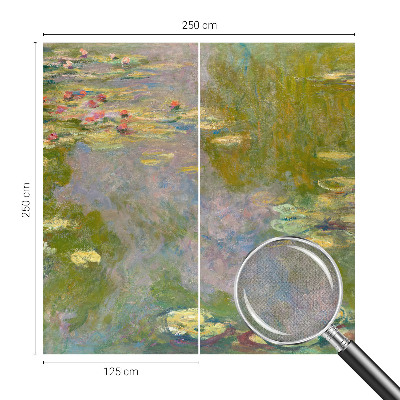 Självhäftande fotovägg Näckrosor