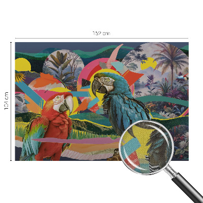 Fototapet barn Exotiska fåglar