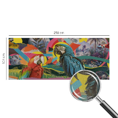 Fototapet barn Exotiska fåglar