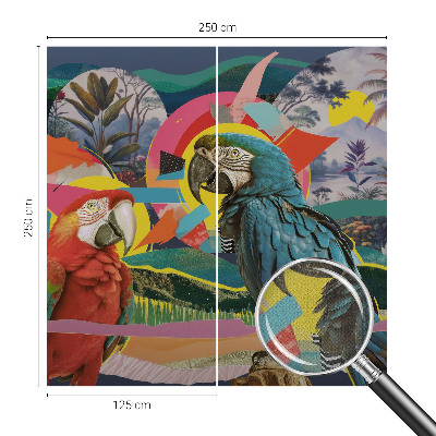 Fototapet barn Exotiska fåglar