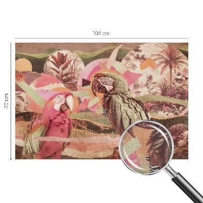 Självhäftande fototapet Tropiska fåglar