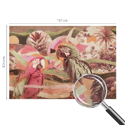 Självhäftande fototapet Tropiska fåglar