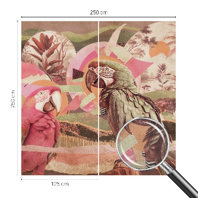 Självhäftande fototapet Tropiska fåglar