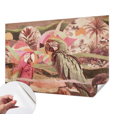 Självhäftande fototapet Tropiska fåglar