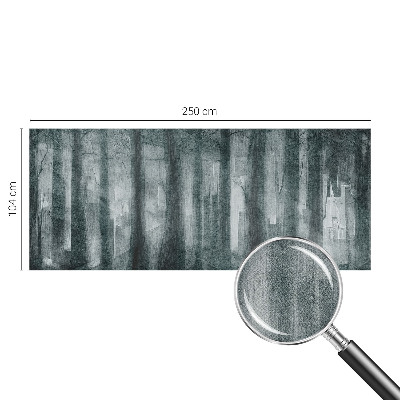 Fototapet barnrum med motiv av en mystisk skog