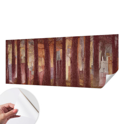 Peel and stick fototapet med motiv av ett mystiskt landskap