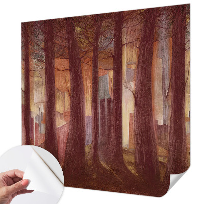 Peel and stick fototapet med motiv av ett mystiskt landskap