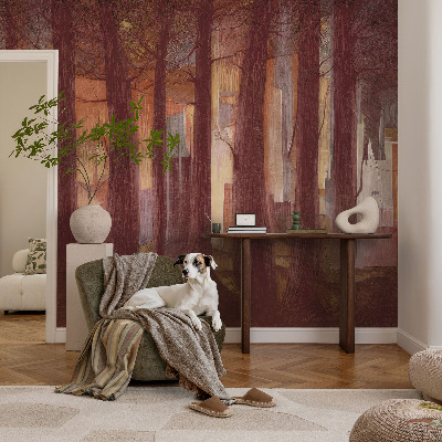 Peel and stick fototapet Mystiskt landskap