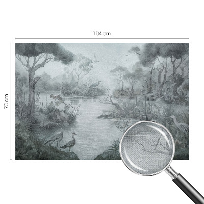 Självhäftande fotovägg med motiv föreställande ett naturlandskap