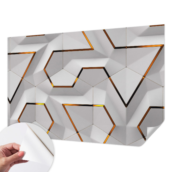 Fototapet för barn med modern geometrisk design