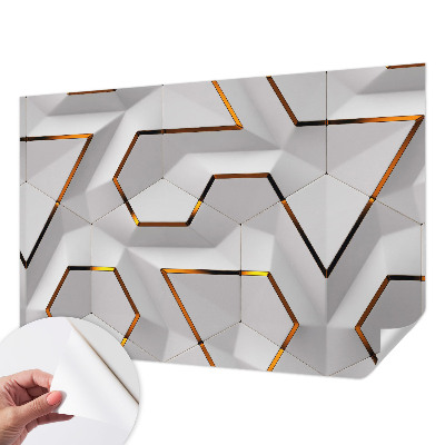 Fototapet för barn med modern geometrisk design