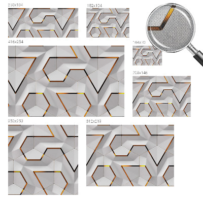 Fototapet för barn med modern geometrisk design