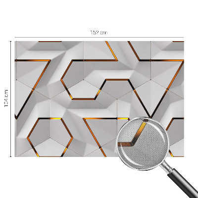 Fototapet för barn med modern geometrisk design