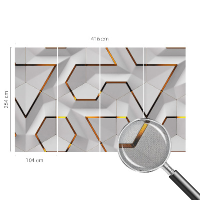 Fototapet för barn med modern geometrisk design